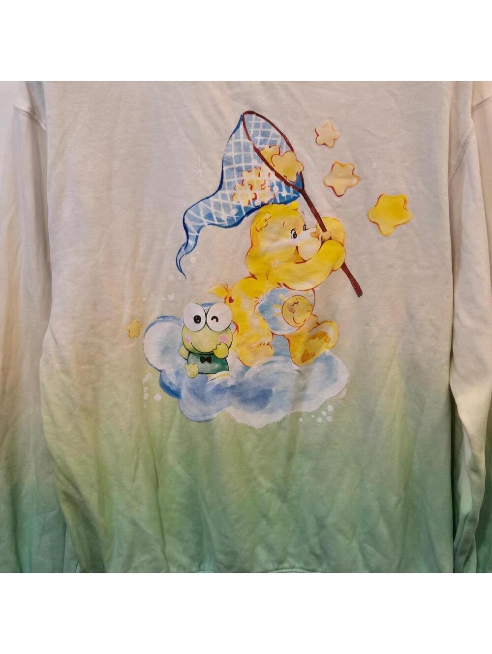 Care Bears Keroppi & Funshine Bear Ombre Sweatshirt